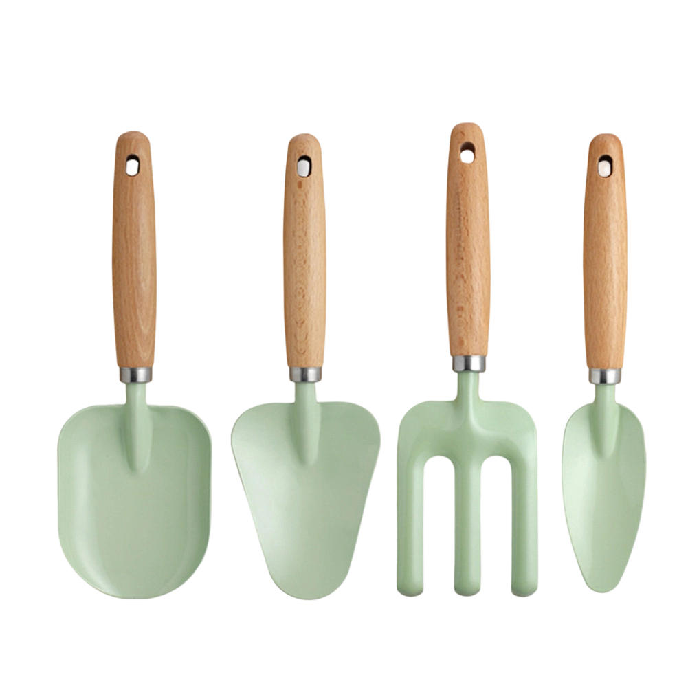 Gardening Tools For 10 Year Olds - 4 Pcs Gardening Tools With Wooden
