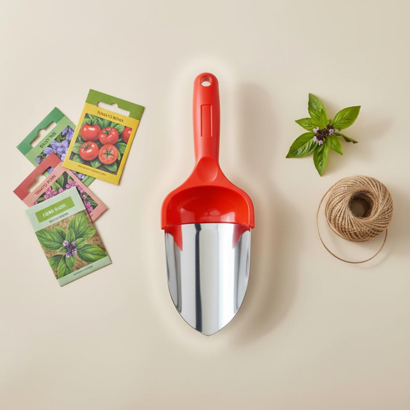 Garden Hand Trowel - Stainless Steel Garden Trowel Long-Lasting Stainless