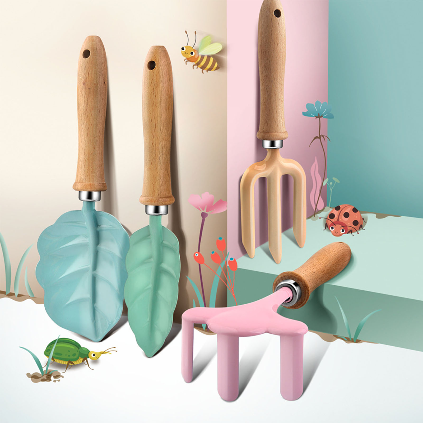 Gardening Tools Cute - Cute Garden Planting Tools Creative Leaf