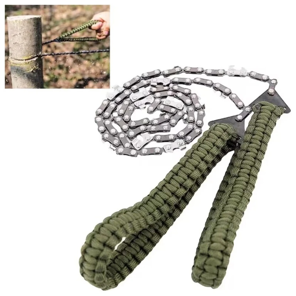 Garden Hand Trowel - Manual Mini Chainsaw Umbrella Rope Handle