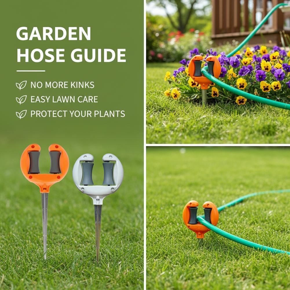 Gardening Tools Range - Garden Hose Guide Stake with Rotating