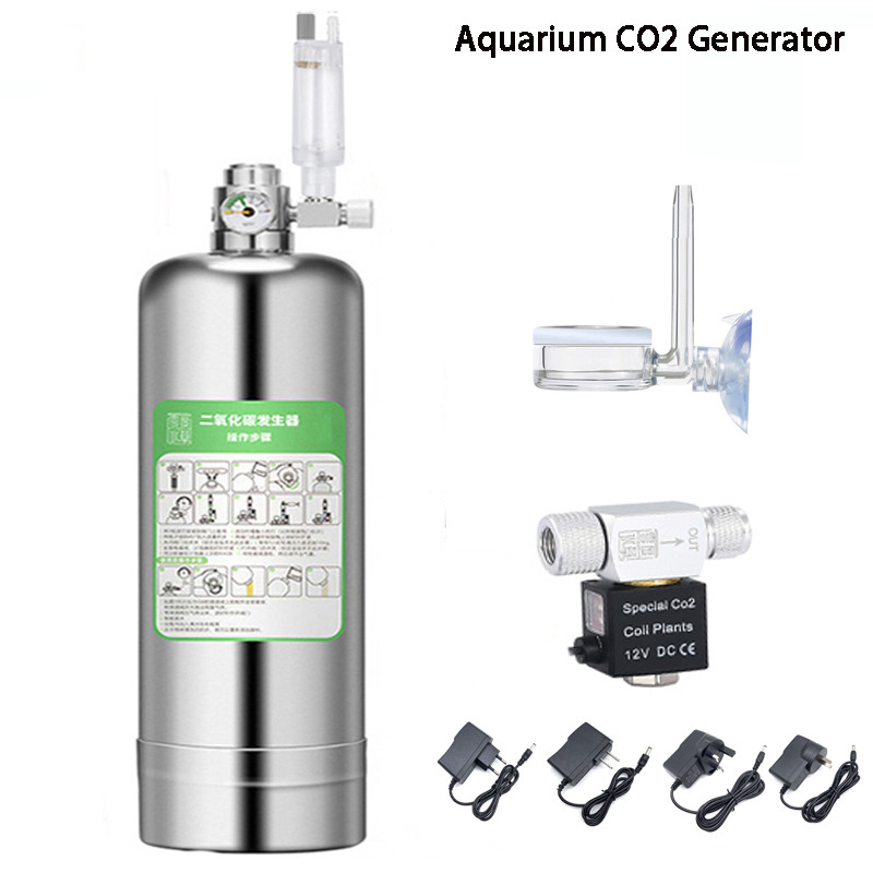 Aquaponics Fish Tank - Aquarium CO2 Generator system Kit Stainless