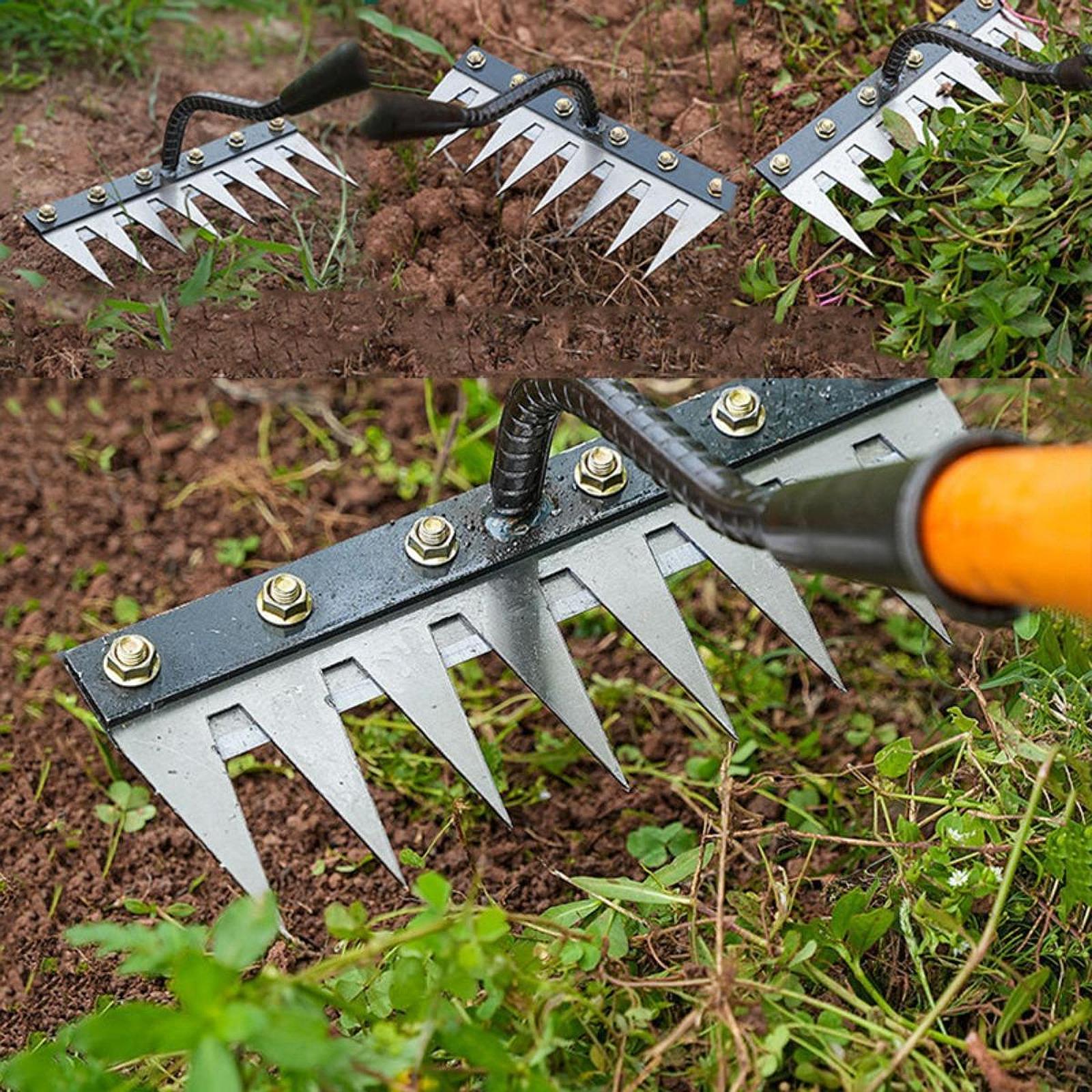 Gardening Tools To Remove Weeds - 5/6/7/8 Tines Garden Weeder Tool Labor