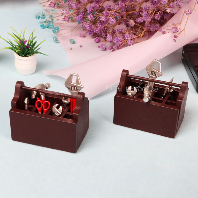 Gardening Tools For 10 Year Olds - Mini Wooden Toolbox With Repair Tools