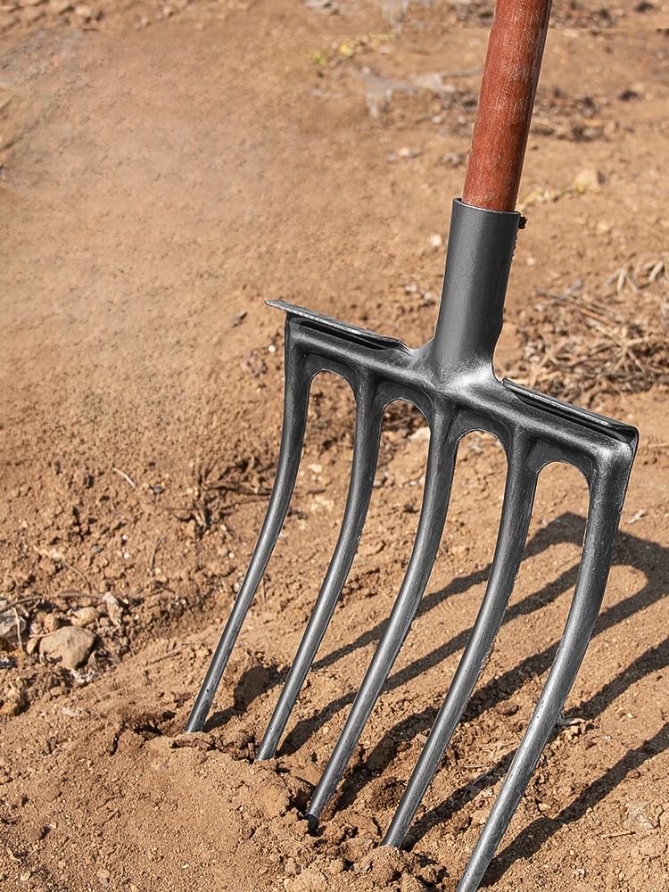 Soil Tilling Fork Farming Tool - Spade Digging Fork ulasan dan harga