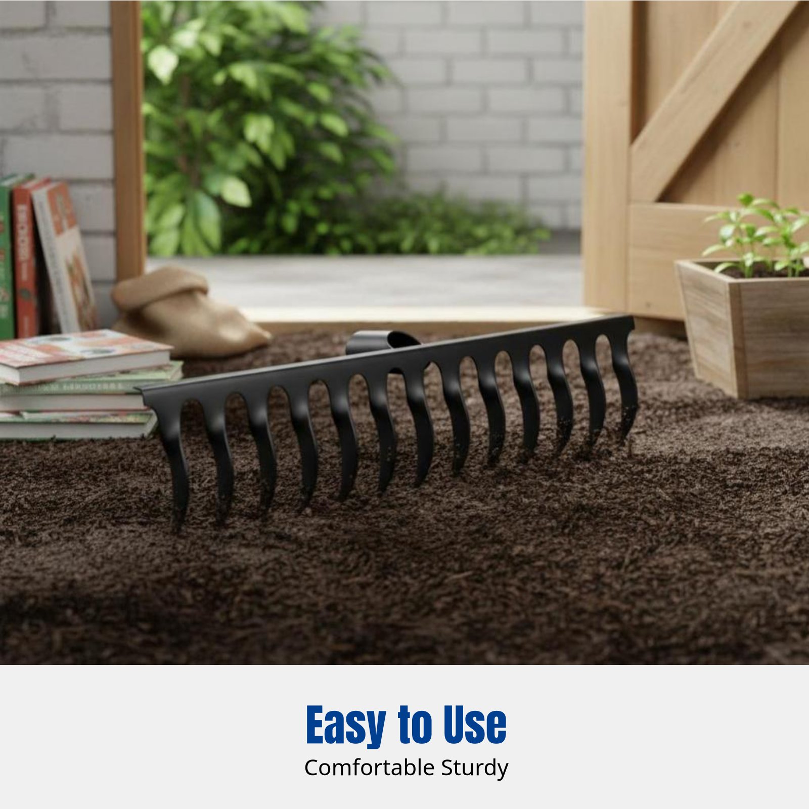 Manganese Steel Spiral Rake, M - Gardening Tools Rake ulasan dan harga