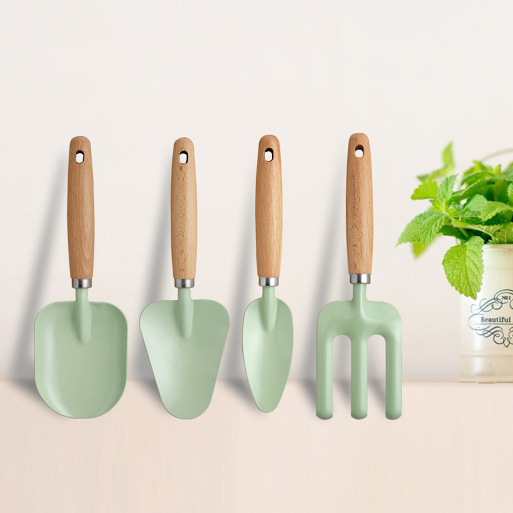 4 Pcs Gardening Tools With Woo - Gardening Tools For 10 Year Olds ulasan dan harga