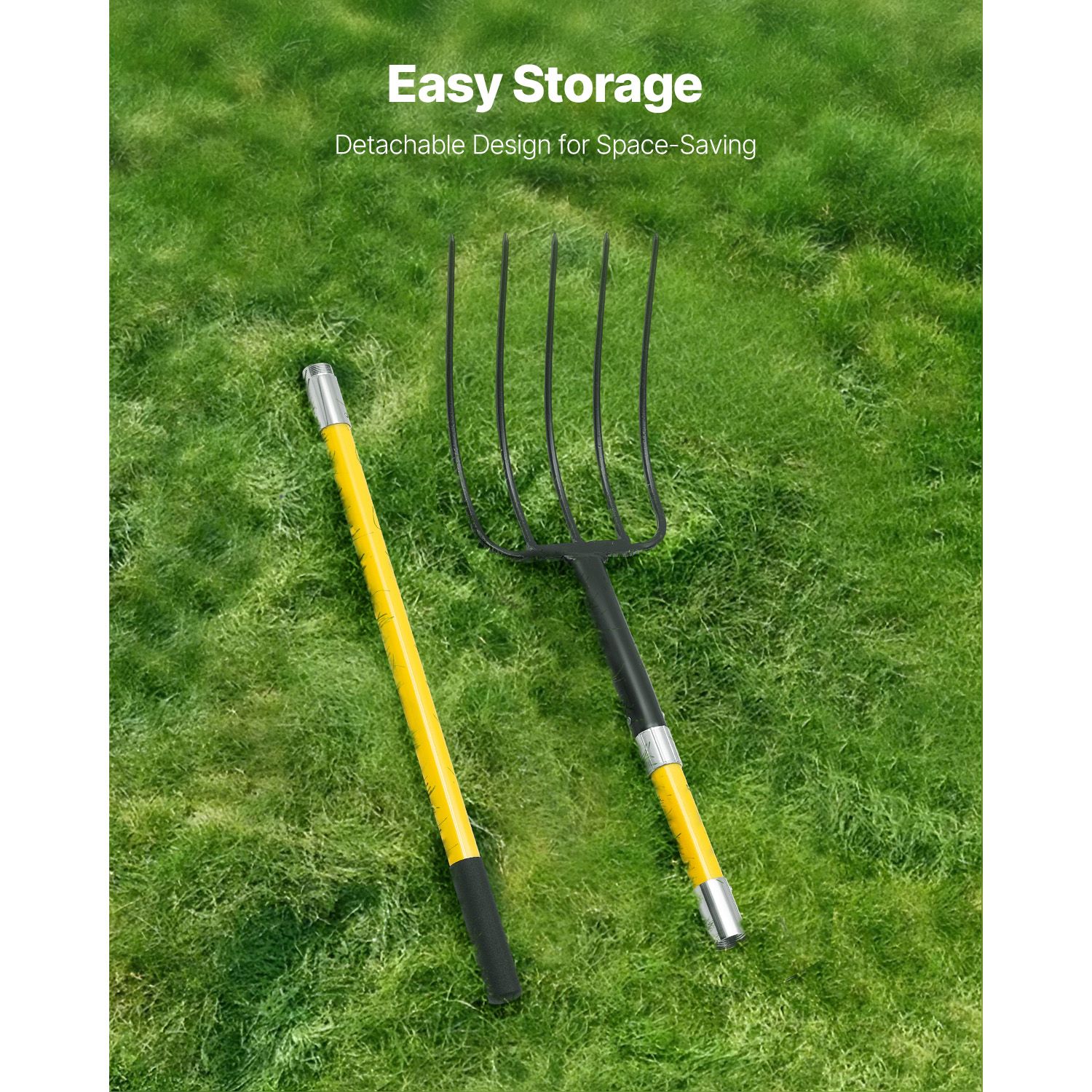 Garden Fork, 5-Tine Gardening  - Spade Digging Fork ulasan dan harga