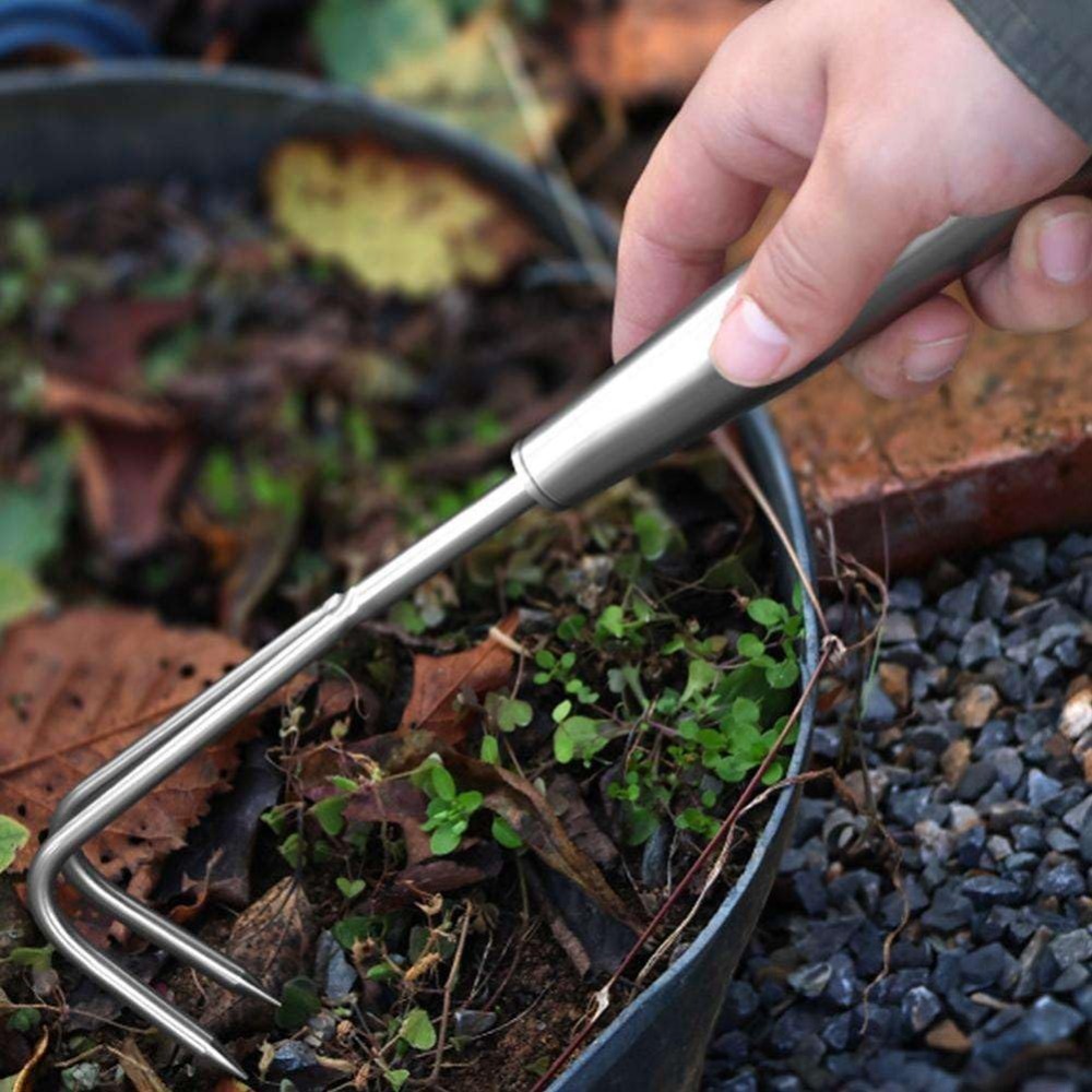 Stainless Steel Weed Puller 2- - Gardening Tools To Remove Weeds ulasan dan harga
