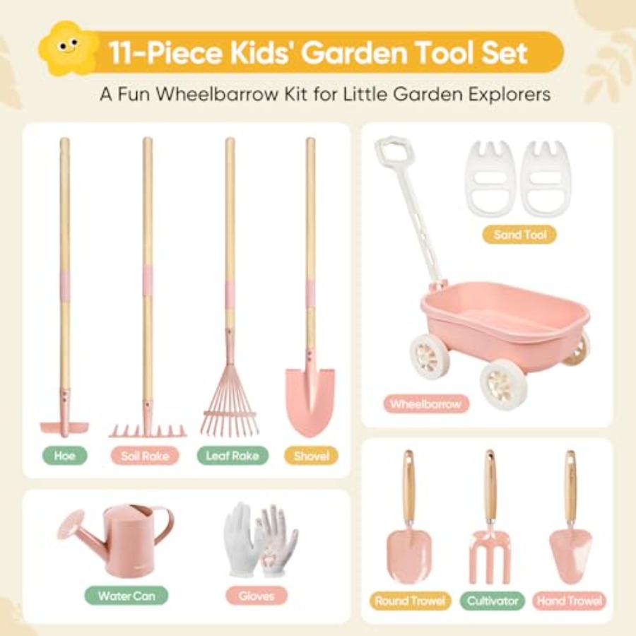 Gardening Set with Wheelbarrow - Gardening Tools In Japan ulasan dan harga