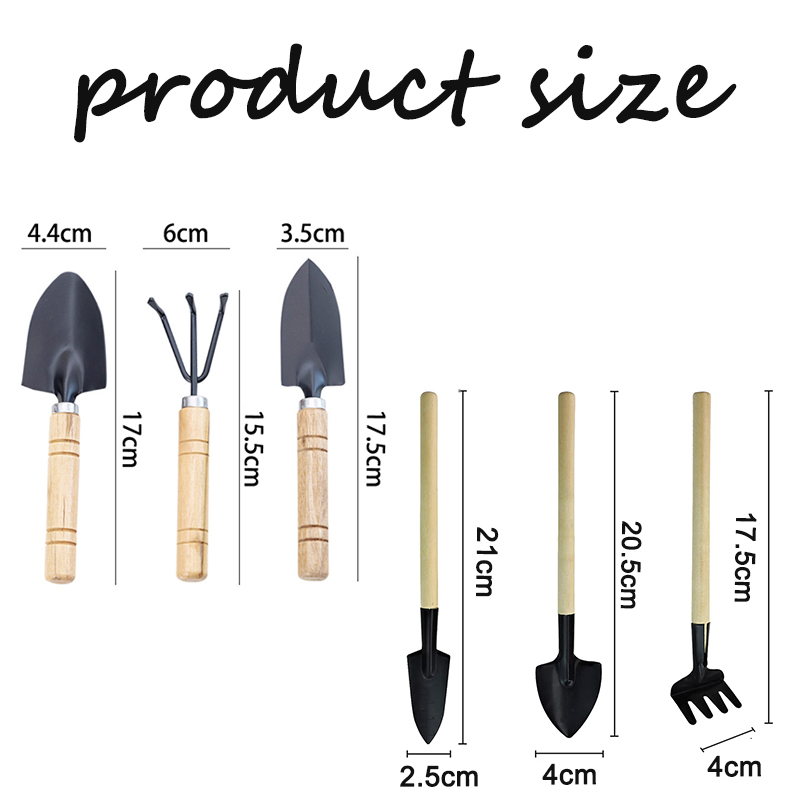 3Pcs Mini Gardening Tool Set w - Gardening Tools Rake ulasan dan harga
