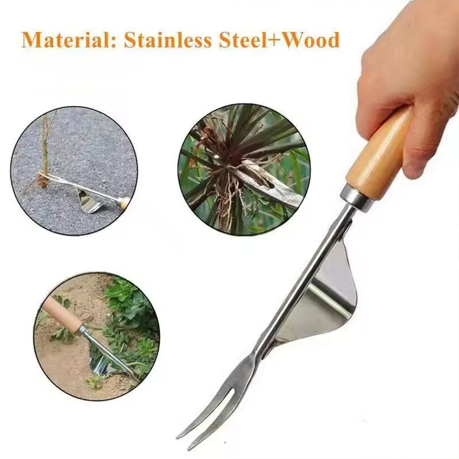 Handheld Weeder Tool Stainless - Gardening Tools To Remove Weeds ulasan dan harga