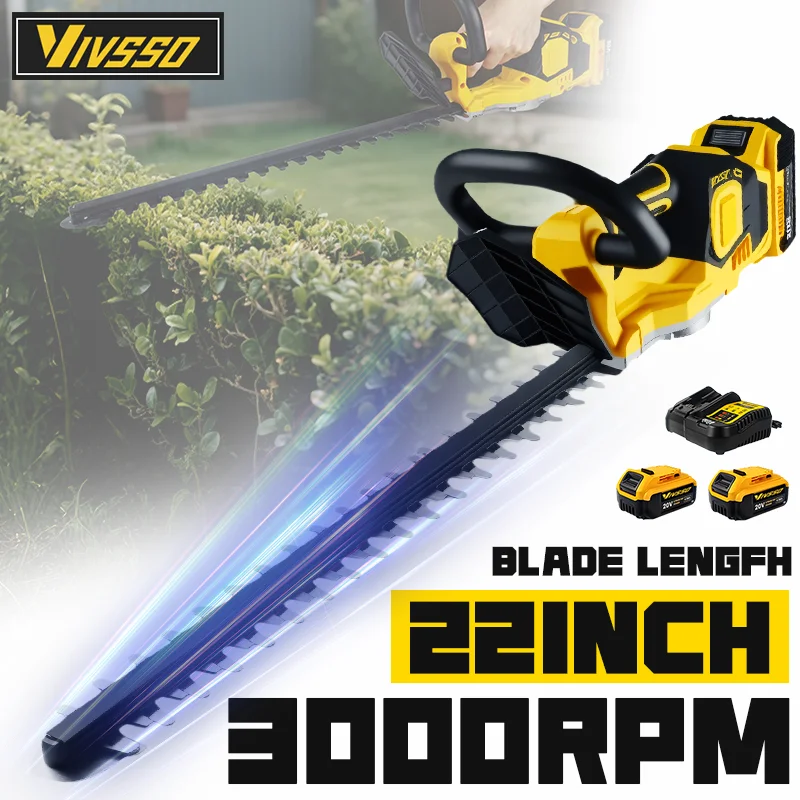 VIVSSO Cordless Electric Hedge - Gardening Tools Rake ulasan dan harga