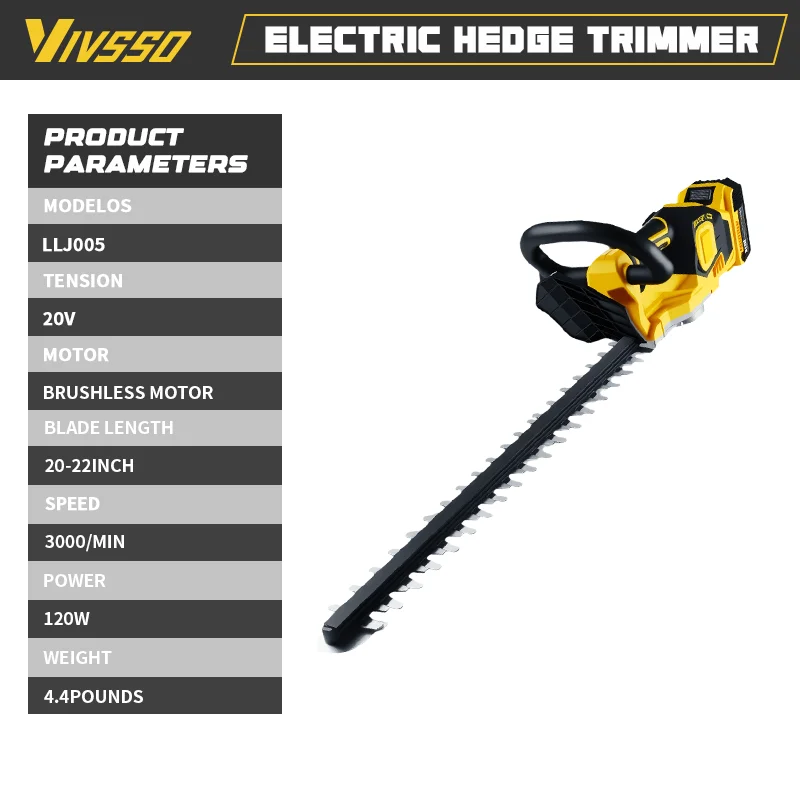 VIVSSO Cordless Electric Hedge - Gardening Tools Rake ulasan dan harga