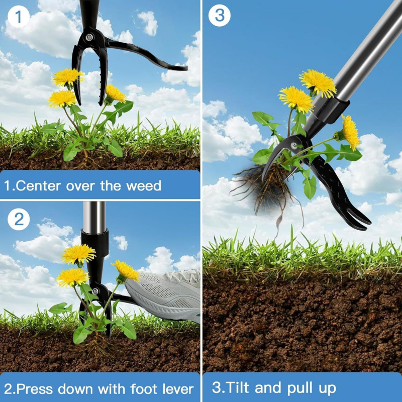 Weeding Tool, Stand-up Manual  - Gardening Tools To Remove Weeds ulasan dan harga