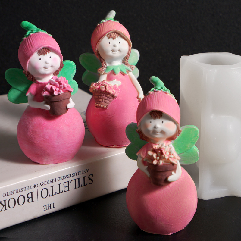 3D Cute Fairy Silicone Molds D - Gardening Tools Cute ulasan dan harga