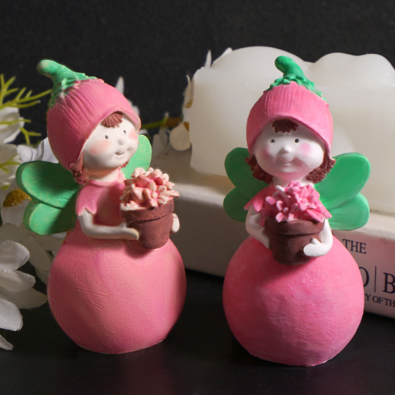 3D Cute Fairy Silicone Molds D - Gardening Tools Cute ulasan dan harga