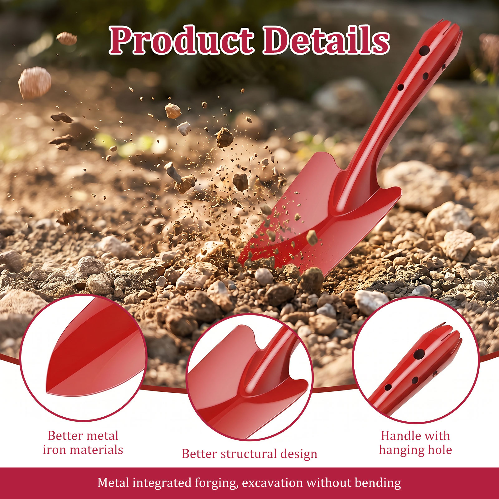 Garden Trowel Rust Resistant M - Garden Hand Trowel ulasan dan harga