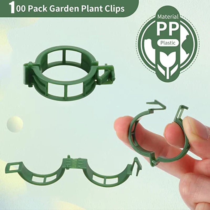100 PCS/ Plant Support Clip Pl - Gardening Tools Range ulasan dan harga
