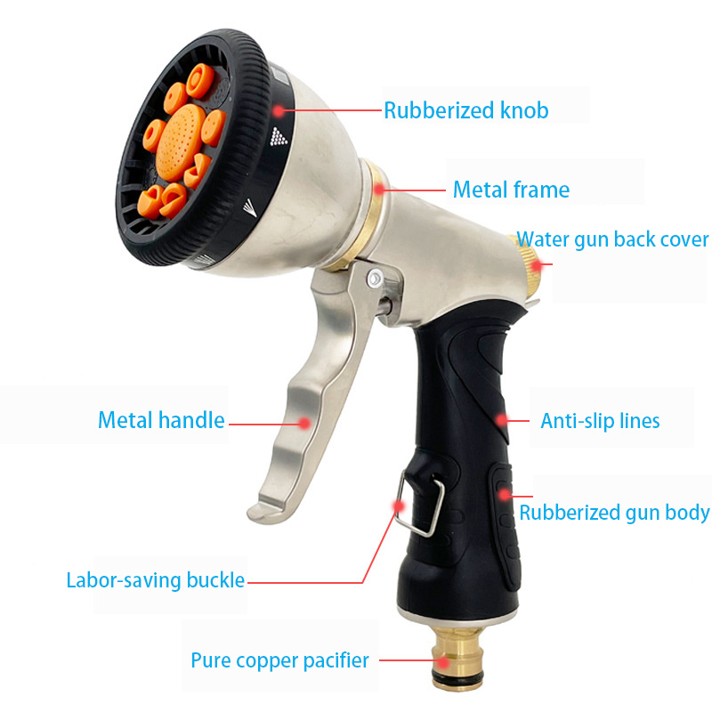 Garden Water Gun Hose Nozzle,  - Gardening Tools Watering Can ulasan dan harga