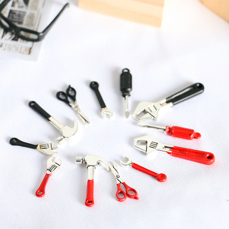3/4/5/6Pcs Dollhouse Miniature - Gardening Tools Gift Set ulasan dan harga