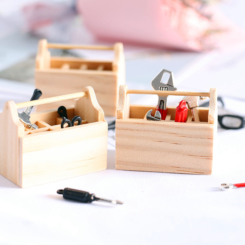 3/4/5/6Pcs Dollhouse Miniature - Gardening Tools Gift Set ulasan dan harga