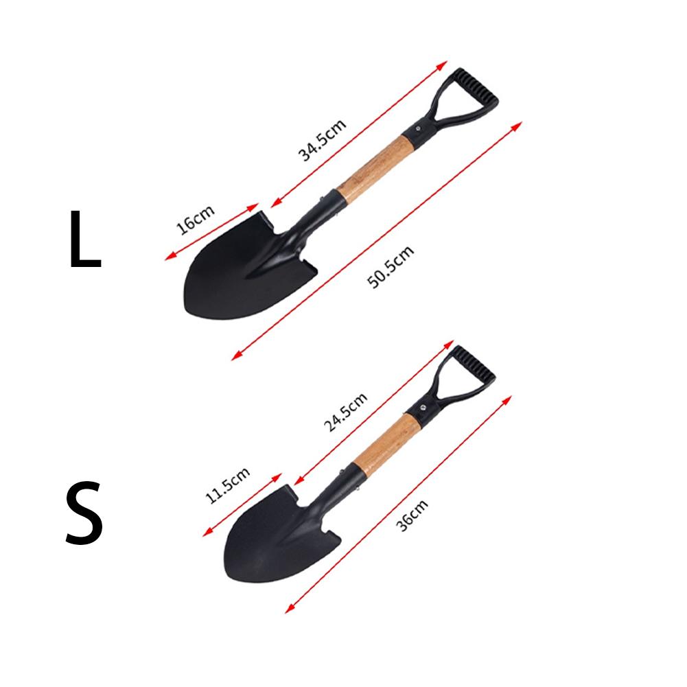 36cm Garden Shovel WIth Wooden - Gardening Tools For 10 Year Olds ulasan dan harga