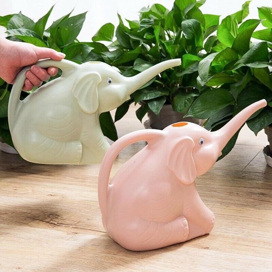 1 Pcs New Cute Plastic Elephan - Gardening Tools Watering Can ulasan dan harga