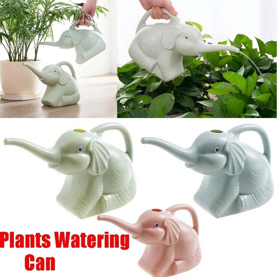 1 Pcs New Cute Plastic Elephan - Gardening Tools Watering Can ulasan dan harga