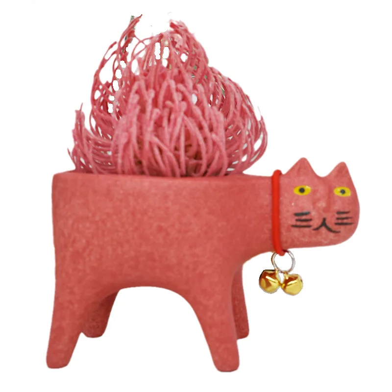 Cat Flower Pot Creative Cute C - Gardening Tools Cute ulasan dan harga