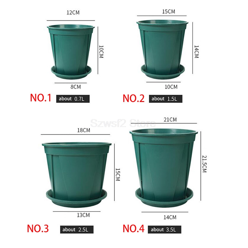 5/10pcs Green Plastic Plant Fl - Gardening Tools Cute ulasan dan harga