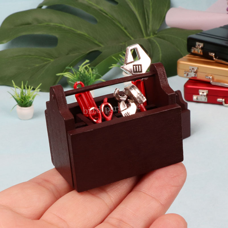 Mini Wooden Toolbox With Repai - Gardening Tools For 10 Year Olds ulasan dan harga