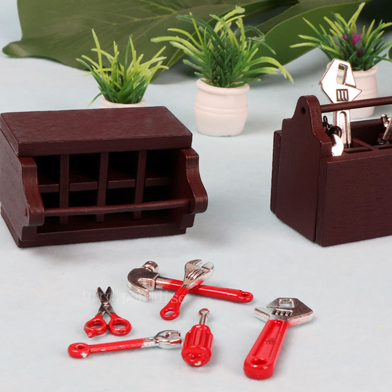 Mini Wooden Toolbox With Repai - Gardening Tools For 10 Year Olds ulasan dan harga